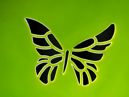 Plastic butterflyの写真素材