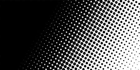 Vector texture with black abstract random dots, futuristic backroundのイラスト素材