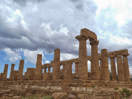 Valley of the Temples in Agrigento Italyのeditorial素材