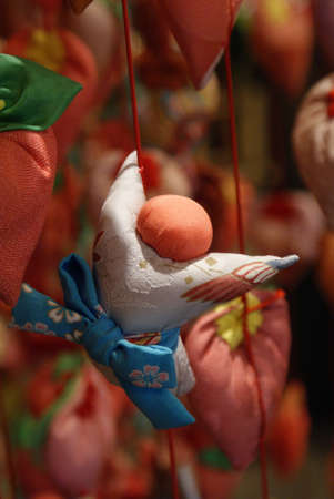 Japanese hanging doll a kind of traditional handicraftの写真素材