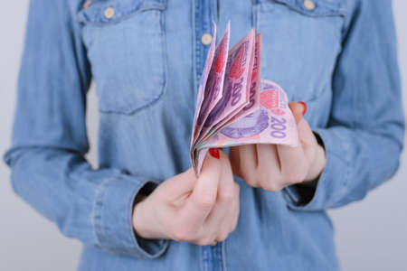 Give bill tax credit interest pawnshop broker investor investment people person debt economy pile...