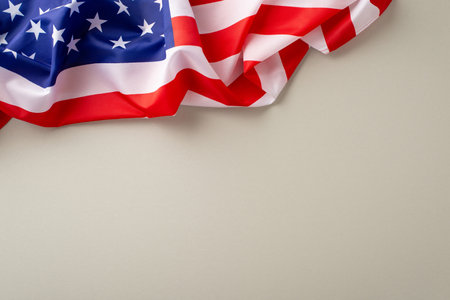 Paying homage to professionals on Labor Day: A striking overhead composition highlighting american...