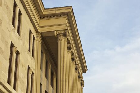 Tennessee State Capital building located in Nashville, Tennesseeの写真素材