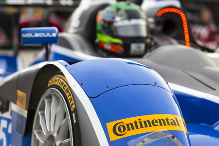 Daytona Beach, FL - Jan 04, 2014:  The Tudor United SportsCar Championship teams take to the track on Continental tires for the Roar Before the Rolex 24 at Daytona International Speedway in Daytona Beach, FL.のeditorial素材