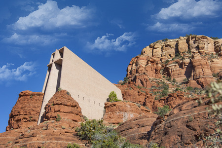 Church at Cathedral Rockの写真素材