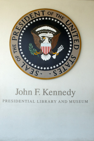 The John F. Kennedy Presidential Library and Museum is the presidential library and museum of John Fitzgerald Kennedy, the 35th President of the United States. It is located on Columbia Point in the Dorchester neighborhood of Boston, Massachusettsのeditorial素材