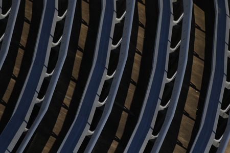 Martinsville, VA - Oct 29, 2016: The NASCAR Sprint Cup Series practices for the Goody's Fast Relief 500 at Martinsville Speedway in Martinsville, VA.のeditorial素材