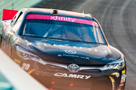 Homestead, FL - Nov 19, 2016: Erik Jones races the #20 GameStop / PowerA Toyota  during the Ford EcoBoost 300 weekend at the Homestead - Miami Speedway in Homestead, FL.のeditorial素材