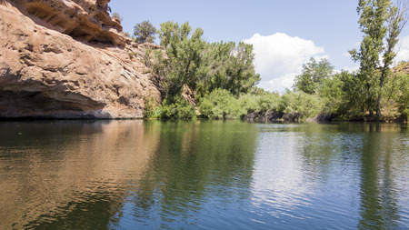 Scenic views of the Utah mountain range near Kanab, Utahの写真素材