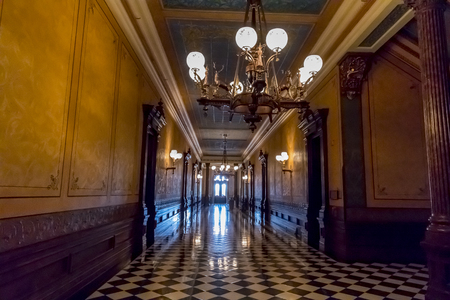 The Michigan State Capitol is the building that houses the legislative branch of the government of the U.S. state of Michigan. It is in the portion of the state capital of Lansing which lies in Ingham County.のeditorial素材