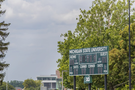 Michigan State University (MSU) is a public research university in East Lansing, Michigan, United States. MSU was founded in 1855 and served as a model for land-grant universities later created under the Morrill Act of 1862.のeditorial素材