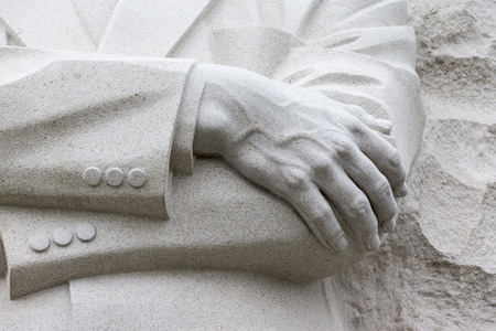 Washington, DC - April 25, 2014:  The Martin Luther King, Jr. National Memorial in Washington, DC honors Dr. Kings national and international contributions and vision for all to enjoy a life of freedom, opportunity, and justice. のeditorial素材