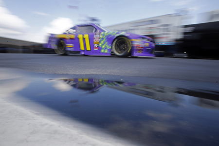 May 24, 2018 - Concord, North Carolina, USA: Ryan Truex (11) gets ready to practice for the Alsco 300 at Charlotte Motor Speedway in Concord, North Carolina.のeditorial素材