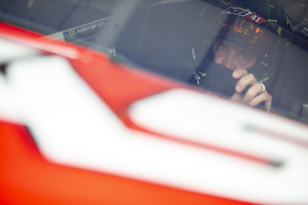 June 30, 2018 - Joliet, Illinois , USA: Kurt Busch (41) gets ready to practice for the Overton's 400 at Chicagoland Speedway in Joliet, Illinois .のeditorial素材