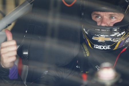July 05, 2018 - Daytona Beach, Florida, USA: Ryan Truex (11) gets ready to practice for the Coca-Cola Firecracker 250 at Daytona International Speedway in Daytona Beach, Florida.のeditorial素材