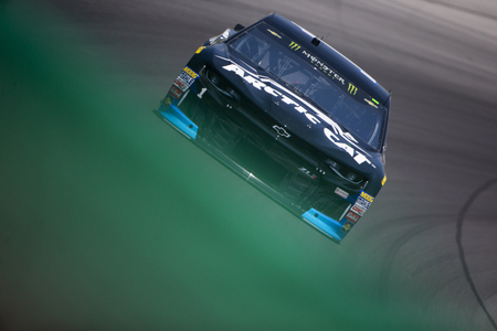 July 13, 2018 - Sparta, Kentucky, USA: Jamie McMurray (1) practices for the Quaker State 400 at Kentucky Speedway in Sparta, Kentucky.のeditorial素材