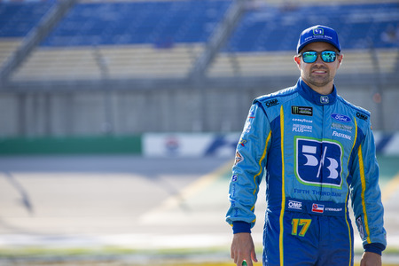 July 13, 2018 - Sparta, Kentucky, USA: Ricky Stenhouse, Jr (17) gets ready to qualify for the Quaker...