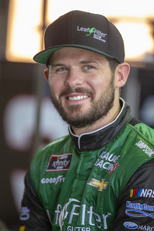 August 10, 2018 - Lexington, Ohio, USA: Ryan Truex (11) gets ready to practice for the Rock N Roll Tequila 170 at Mid-Ohio Sports Car Course in Lexington, Ohio.のeditorial素材