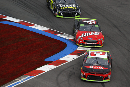 September 30, 2018 - Concord, North Carolina, USA: Austin Dillon (3) races during the Bank of America ROVAL 400 at Charlotte Motor Speedway in Concord, North Carolina.のeditorial素材