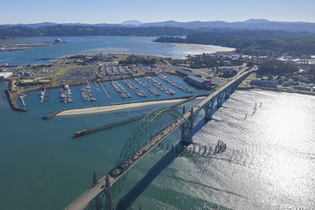 Generic outdoor views of the Oregon coastlineの写真素材
