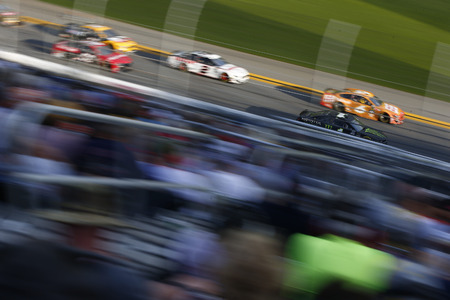 February 17, 2019 - Daytona Beach, Florida, USA: Ryan Newman (6) races down the front stretch during the Daytona 500 at Daytona International Speedway in Daytona Beach, Florida.のeditorial素材