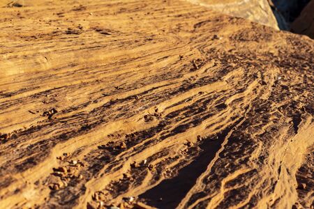 Desert mountain views near Valley Of Fire in Nevadaの写真素材