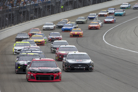 June 30, 2019 - Joliet, Illinois , USA: Austin Dillon (3) races for the Camping World 400 at...