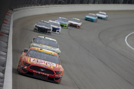 June 30, 2019 - Joliet, Illinois , USA: Ryan Newman (6) races for the Camping World 400 at Chicagoland Speedway in Joliet, Illinois .のeditorial素材