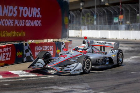 WILL POWER (12) of Australia practices for the Hondy Indy Toronto at Streets of Toronto in Toronto, Ontario.のeditorial素材