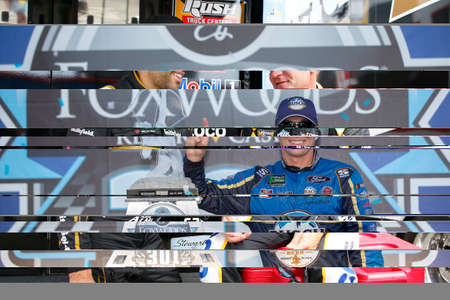 July 21, 2019 - Loudon, New Hampshire, USA: Kevin Harvick (4) wins the Foxwoods Resort Casino 301 at New Hampshire Motor Speedway in Loudon, New Hampshire.のeditorial素材