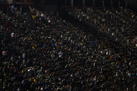 September 01, 2019 - Darlington, South Carolina, USA: Brad Keselowski (2) and William Byron (24) battle for the lead during the Bojangles' Southern 500 at Darlington Raceway in Darlington, South Carolina.のeditorial素材