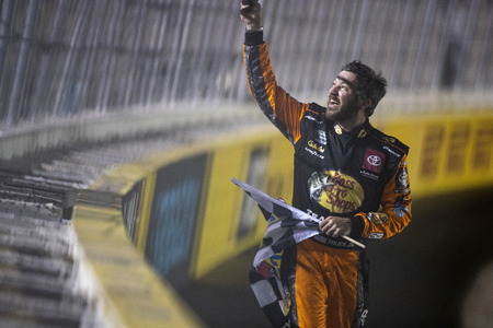 September 15, 2019 - Las Vegas, Nevada, USA: Martin Truex Jr. (19) wins the South Point 400 at Las...