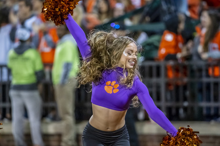 November 16, 2019 - Clemson, South Carolina, USA: The Clemson Tigers play host to the Wake Forest...