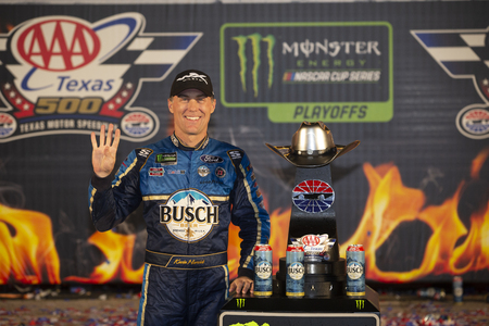 November 03, 2019 - Ft. Worth, Texas, USA: The Monster Energy NASCAR Cup Series teams take to the...