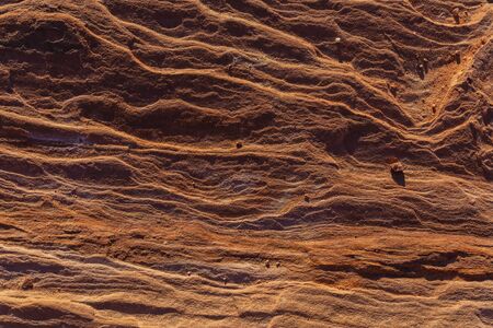 Beautiful rock formations in the Nevada desert against a blue sky