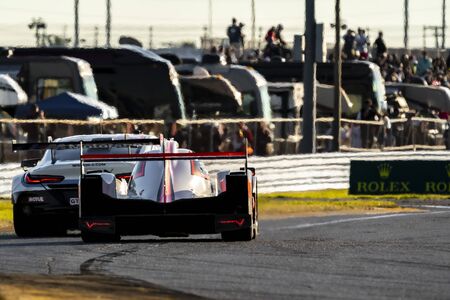 The IMSA WeatherTech SportsCar Championship series race for the Rolex 24 At Daytona at Daytona International Speedway in Daytona Beach, Florida.のeditorial素材