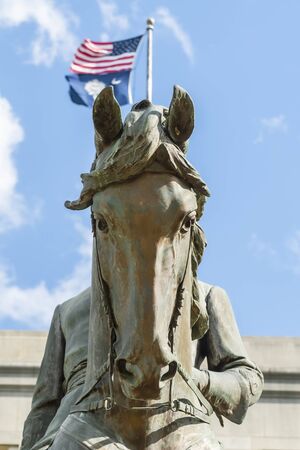 May 06, 2020 - Columbia, South Carolina, USA: The exterior of the South Carolina State House in...