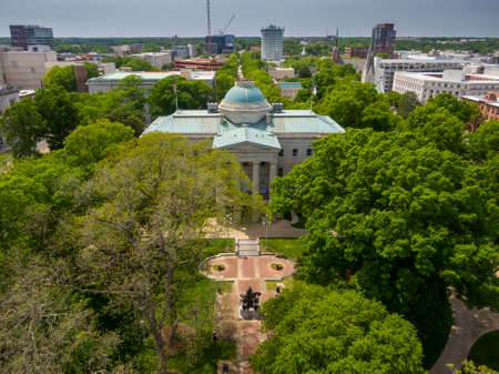 April 23, 2020 - Raleigh, North Carolina, USA: Raleigh is the capital of the state of North Carolina and the seat of Wake County in the United States. Raleigh is the second-largest city in the state, after Charlotte.のeditorial素材