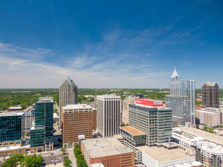 April 23, 2020 - Raleigh, North Carolina, USA: Raleigh is the capital of the state of North Carolina and the seat of Wake County in the United States. Raleigh is the second-largest city in the state, after Charlotte.のeditorial素材