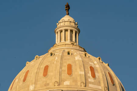 August 26, 2020 - Jefferson City, Missouri, USA: The Missouri State Capitol located in Jefferson...