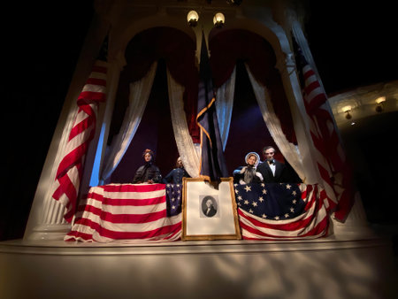 August 25, 2020 - Springfield, Illinois, USA: The Abraham Lincoln Presidential Library and Museum...