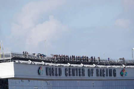 The NASCAR Cup Series teams take to the track for the O'Reilly Auto Parts 253 At Daytona at Daytona...