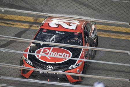 Christopher Bell (20) wins the O'Reilly Auto Parts 253 At Daytona at Daytona Road Course in Daytona Beach, Florida.のeditorial素材