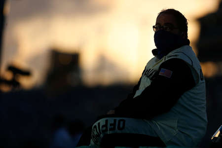The NASCAR Cup Series teams take to the track for the Dixie Vodka 400 at HomesteadâMiami Speedway in Homestead, Florida.のeditorial素材