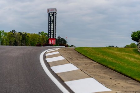 Barber Motorsports Park plays host to the Honda Indy Grand Prix of Alabama in Birmingham, Alabama.のeditorial素材