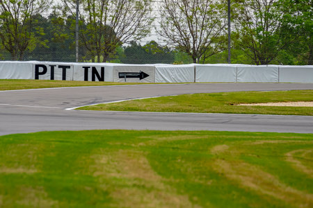 Barber Motorsports Park plays host to the Honda Indy Grand Prix of Alabama in Birmingham, Alabama.のeditorial素材