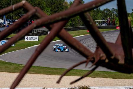 SCOTT MCLAUGHLIN (3) of Christchurch, New Zealand  practices for the Honda Indy Grand Prix of...