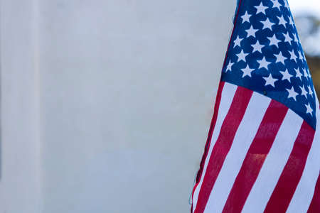 A small American flag