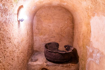 Aben Danan Synagogue interior located at Fez, Morocco, Africaの写真素材