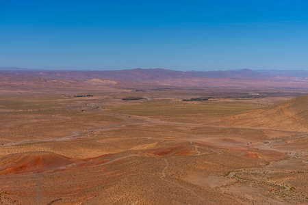 Traditional village in the oasis of Ziz Valley near Errachidia, Morocco, Africaの写真素材